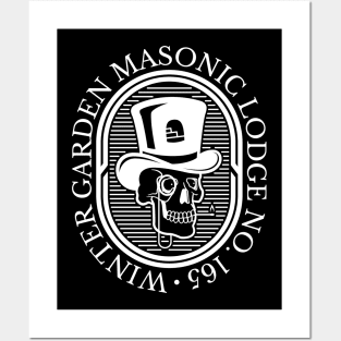 Winter Garden Masonic Lodge Top Hat Posters and Art